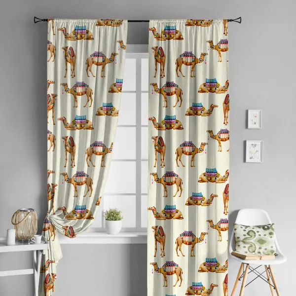 Cream_Kids_Room_Curtain_With_Tieback_Kid_Curtains_Printed_For_Boys_And_Girls_Room,_Bedroom_Decor,_Window_Drapes_With_Rod_Pocket_Cute_Designs_For_Baby_Room_|_Set_Of_2_(5_Ft)