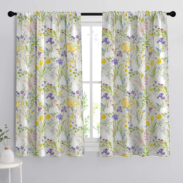 Multicolor_Kids_Room_Curtain_With_Tieback_Kid_Curtains_Printed_For_Boys_And_Girls_Room,_Bedroom_Decor,_Window_Drapes_With_Rod_Pocket_Cute_Designs_For_Baby_Room_|_Set_Of_2_(5_Ft,_Floral)