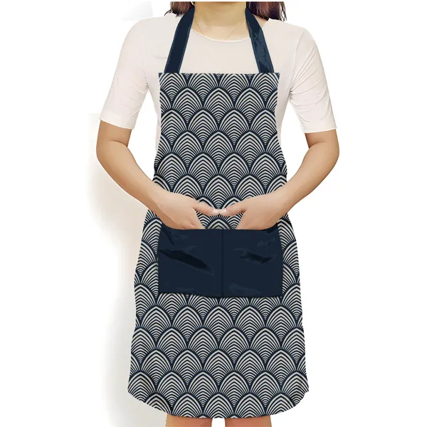 Dark_Blue_Polyester_Kitchen_Apron_With_Center_Pocket_|_Essential_Kitchen_Accessories_For_Women_And_Men