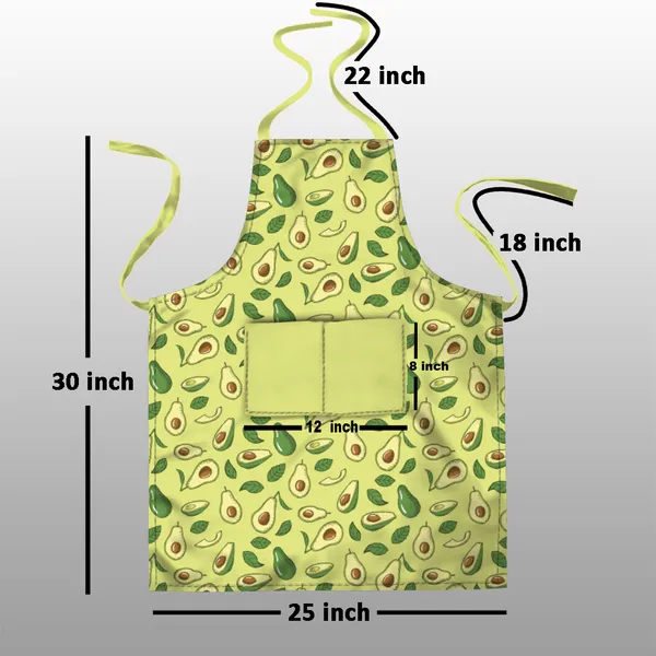 Multicolor_Polyester_Kitchen_Apron_With_Center_Pocket_|_Essential_Kitchen_Accessories_For_Women_And_Men