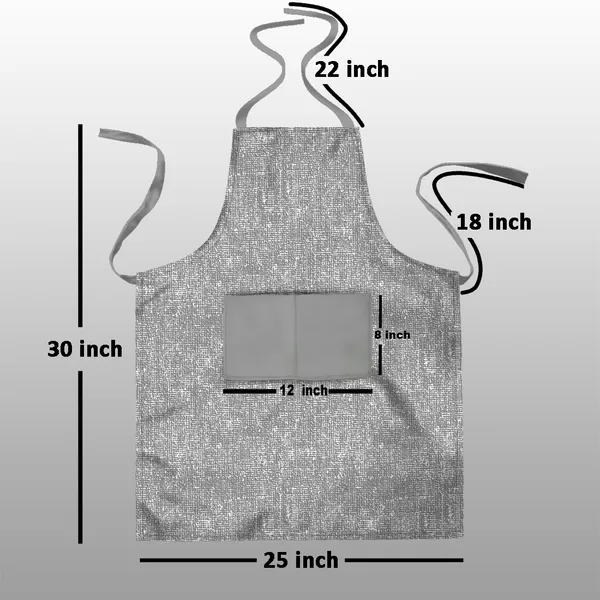 Grey_Polyester_Kitchen_Apron_With_Center_Pocket_|_Essential_Kitchen_Accessories_For_Women_And_Men_Grey