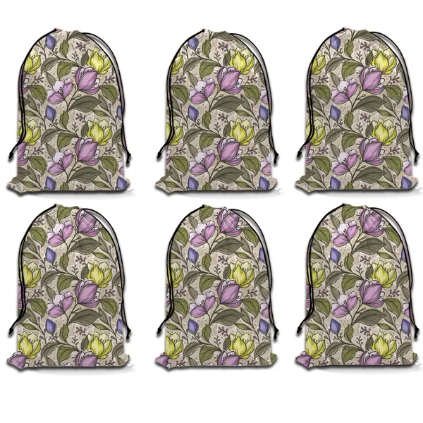 Multicolor_Flower_Digital_Print_Dust_Bag_,_Re-Usable_,Stylish_And_Spacious_Pack_Of_6_Pcs