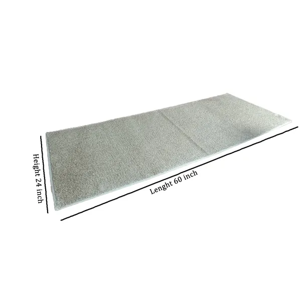 Cream_100%_Micro_Fiber_Bedside_Runner_Blend_Carpet_Rug_Anti_Skid_Backing_For_Home/Kitchen/Living_Area/Office_Entrance_(24"X60")