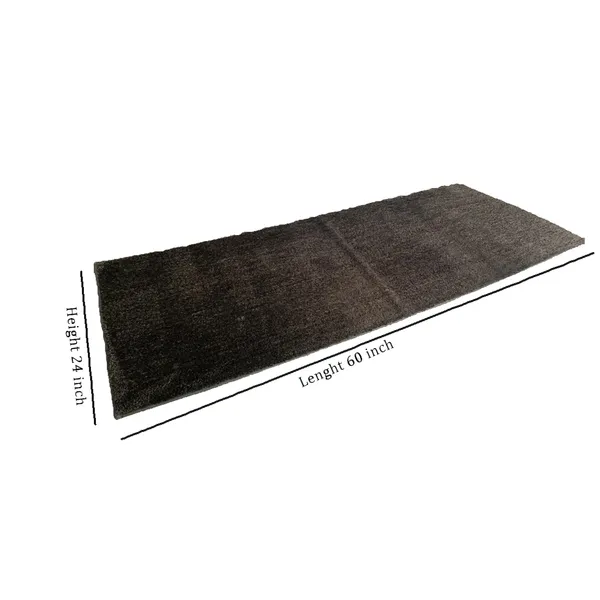 Dark_Brown_100%_Micro_Fiber_Bedside_Runner_Blend_Carpet_Rug_Anti_Skid_Backing_For_Home/Kitchen/Living_Area/Office_Entrance_(24"X60")