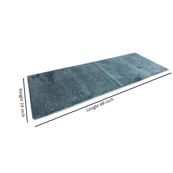 Grey_100%_Micro_Fiber_Bedside_Runner_Blend_Carpet_Rug_Anti_Skid_Backing_For_Home/Kitchen/Living_Area/Office_Entrance_(24"X60")