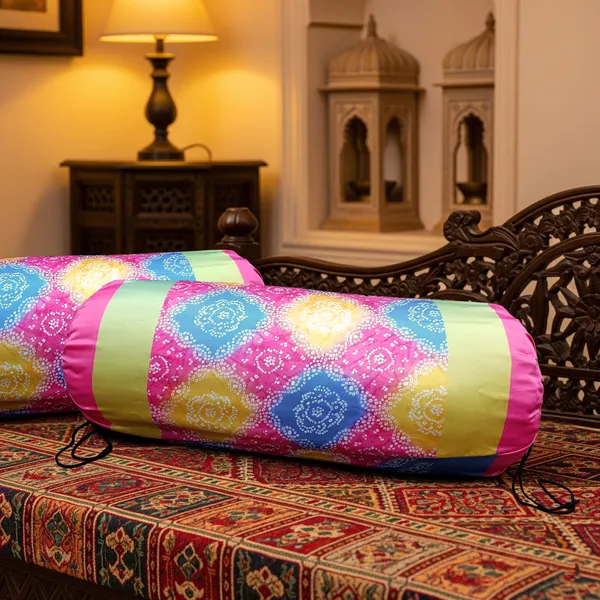 Multicolor_Furnishya_Bolster_Cover_Set_Of_2_In_Premium_Fabric_-_Soft_And_Durable_Round_Pillow_Cover_For_Diwan,_Sofa,_Living_Room_And_Bed_|_Round_Bolster_Pillow_Cover_Set_Of_2_(Colorful)