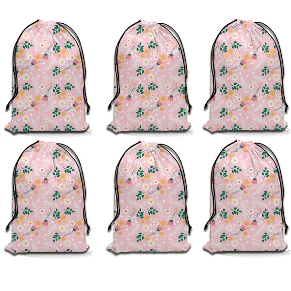 Light_Pink_Flower_Digital_Print_Dust_Bag_,_Re-Usable_,Stylish_And_Spacious_Pack_Of_6_Pcs