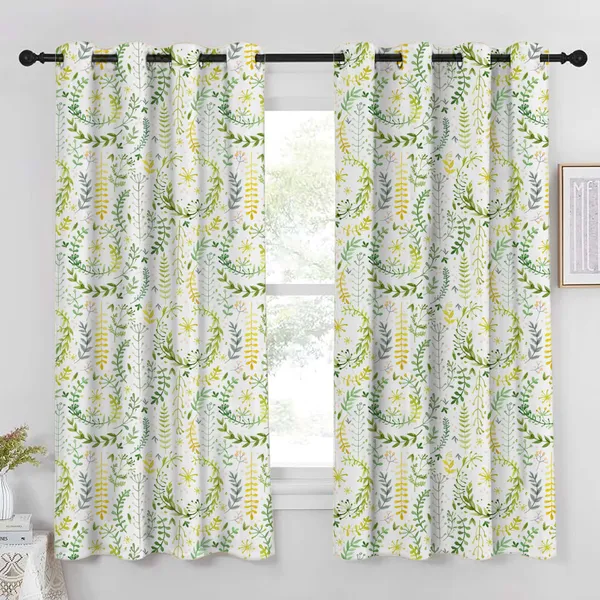 Light_Yellow_Textured_Fabric_Curtains_With_Tieback_And_Eyelets_Premium_Long_Printed_Polyester_Parda_Set_For_Bedroom_And_Living_Room,_Stylish_Full-Length_Door_And_Window_Curtains__|_Set_Of_2