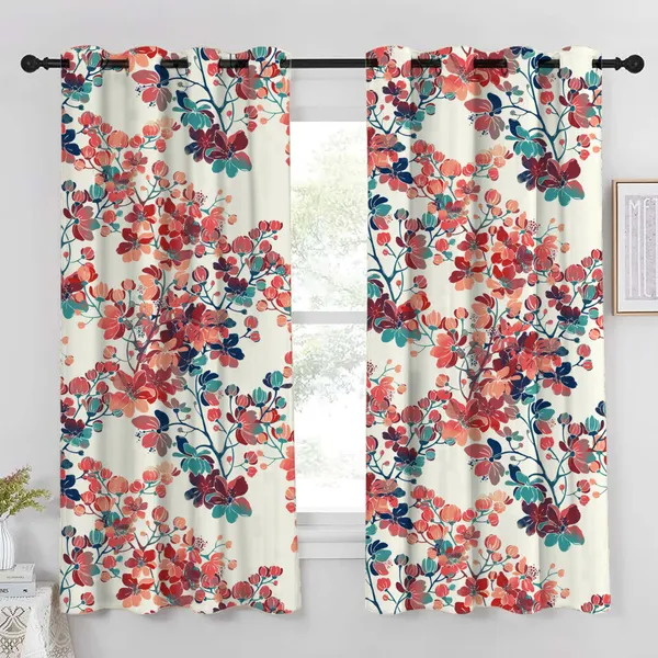 Multicolor_Textured_Fabric_Curtains_With_Tieback_And_Eyelets_Premium_Long_Printed_Polyester_Parda_Set_For_Bedroom_And_Living_Room,_Stylish_Full-Length_Door_And_Window_Curtains__|_Set_Of_2