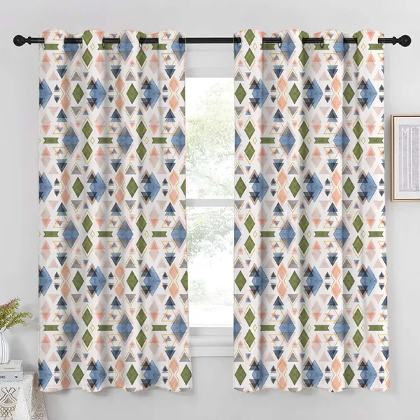 White_And_Blue_Textured_Fabric_Curtains_With_Tieback_And_Eyelets_Premium_Long_Printed_Polyester_Parda_Set_For_Bedroom_And_Living_Room_And_Window_Curtains__|_Set_Of_2