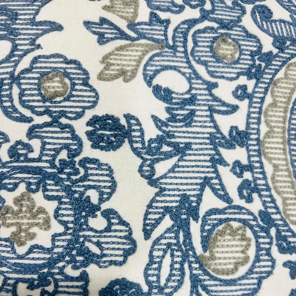 Blue_Set_Of_2_Embroidered_Cushion_Covers_Blue_Accents_Pattern_320_Tc_Polycotton_Square_Pillowcases_Set_|_16_X_16_Inch