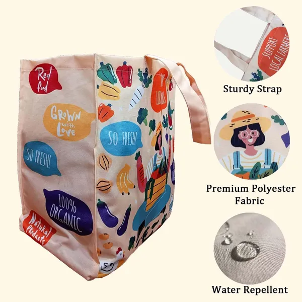 Cream_Cream_Shopping_Bag_For_Grocery_Tote_Bag_For_Woman_For_Vegetable,_Shopping_And_Travel_Reusable_And_Water_Repellent_Grocery_Bags