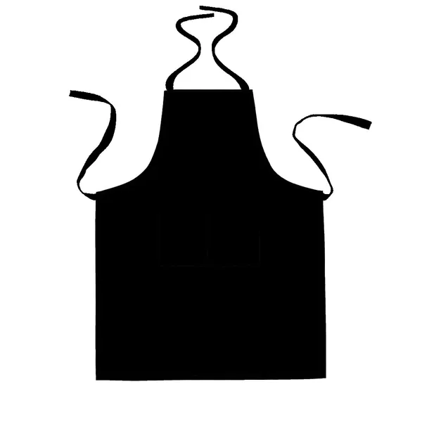 Black_Polycotton_Kitchen_Apron_With_Center_Pocket_Essential_Kitchen_Accessories