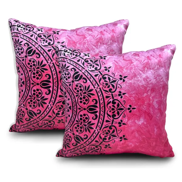 Pink_Set_Of_2_Pink_Mandala_Print_Cushion_Cover_Decorative_Square_Covers_|_For_Sofa_Couch_Pillow_And_Living_Room_Ethnic_Soft_And_Durable_|_For_Home_Festival_And_Bedroom_Decor_|