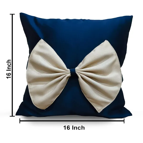 Dark_Blue_Set_Of_2_Decorative_Cushion_Cover_Square_Covers_|_For_Sofa_Couch_Pillow_And_Living_Room_Ethnic_Soft_And_Durable_|_For_Home_Festival_And_Bedroom_Decor_(Dark_Blue_Polka_Bow)_|_16_X_16_Inch