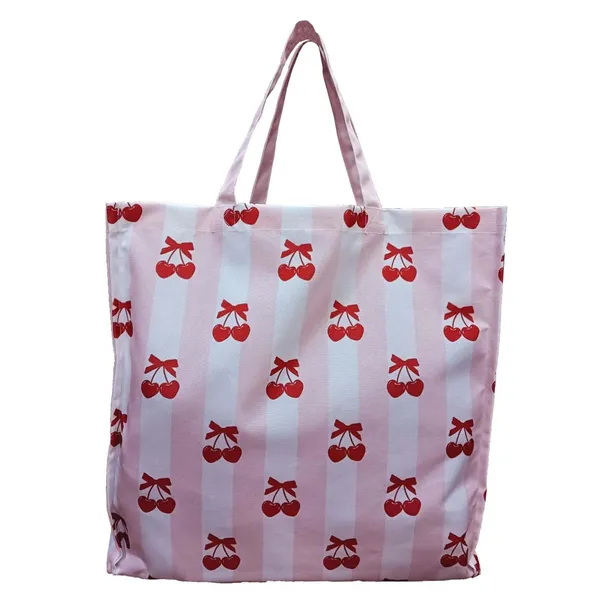 Pink_Shopping_Bag_For_Grocery_Tote_Bag_For_Woman_For_Vegetable,_Shopping_And_Travel_Reusable_And_Water_Repellent_Grocery_Bags