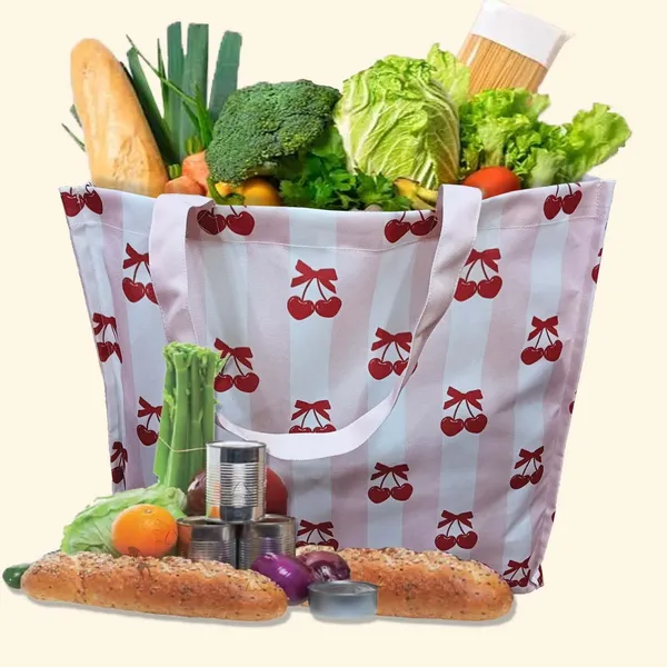 Pink_Shopping_Bag_For_Grocery_Tote_Bag_For_Woman_For_Vegetable,_Shopping_And_Travel_Reusable_And_Water_Repellent_Grocery_Bags