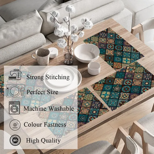 Green_Moroccan_Tiles_Dining_Table_Mats_Set_Of_4_Washable_Table_Mats_For_Dining_Table_Placemats_For_4_Seater_Dining_Table_Home_And_Kitchen_Table_Decor_13_X_18_Inch