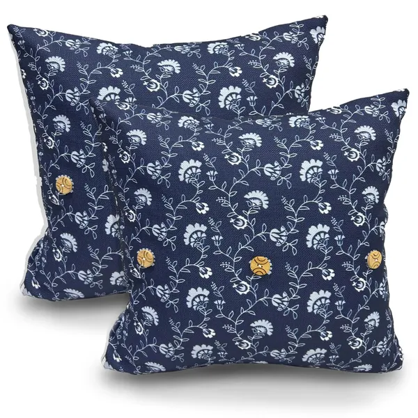 Dark_Blue_Set_Of_2_Decorative_Cushion_Cover_Square_Covers_|_For_Sofa_Couch_Pillow_And_Living_Room_Ethnic_Soft_And_Durable_|_For_Home_Festival_And_Bedroom_Decor_16_X_16_Inch