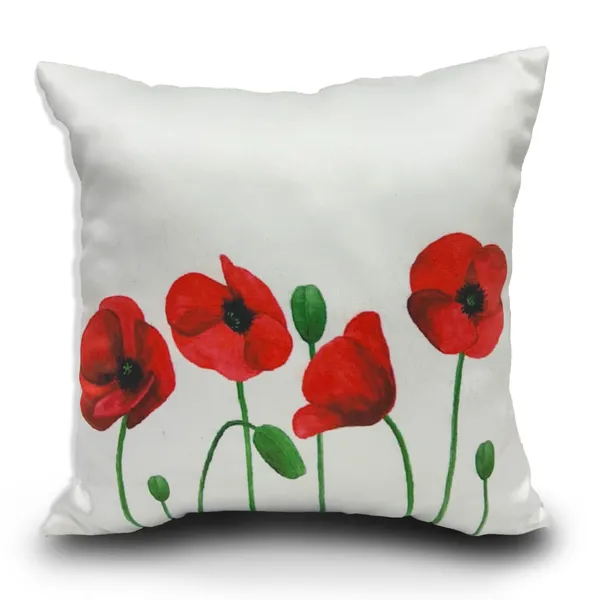 White_And_Red_Set_Of_2_Floral_Print_Cushion_Cover_Soft_Decorative_Square_Cushion_Cover_|_For_Sofa,_Couch_And_Bed_Aesthetic_Ethnic_Multicolor_Embellished_Festival_Home_Decor_|_16_X_16_Inch