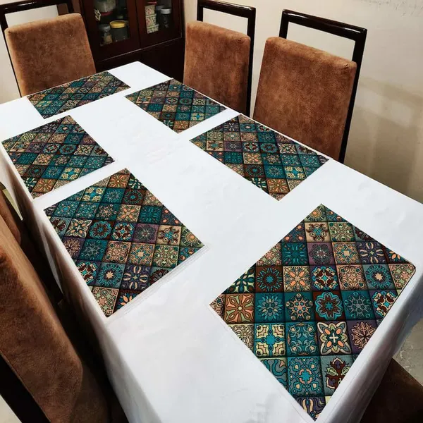 Green_Moroccan_Tiles_Dining_Table_Mats_Set_Of_6_Washable_Dining_Table_Mats_For_6_Seater_Placemats_Elegant_Dining_Mats_For_Home,_Kitchen_And_Coffee_Tables_13_X_18_Inch