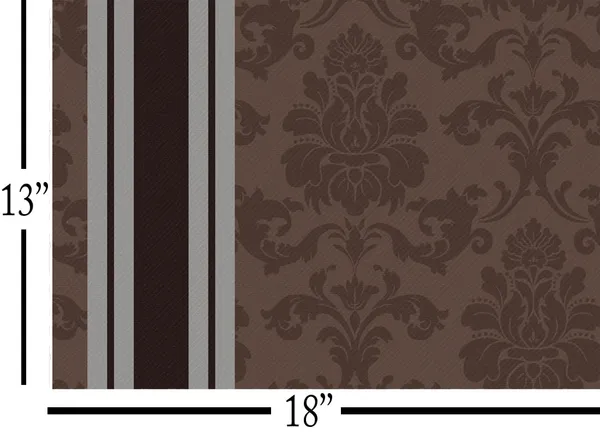 Damask_Brown_Dining_Table_Mats_Set_Of_6_Washable_Dining_Table_Mats_For_6_Seater_Placemats_Elegant_Dining_Mats_For_Home,_Kitchen_And_Coffee_Tables_13_X_18_Inch