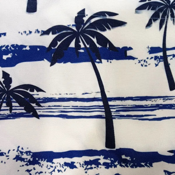 White_And_Blue_Poly_Canvas_Palm_Beach_Digital_Print_Beach_Bag_With_Inner_Zip_Pocket,Multi_Purpose_Use,_Re-Usable_,Stylish_And_Spacious_||20"X12"X6"+_Handle-20"