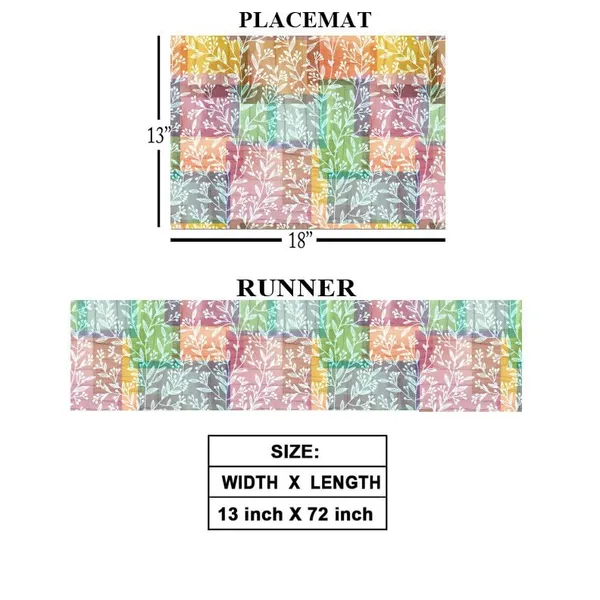 Multicolor_Dining_Table_Mats_Set_Of_6_With_1_Runner_Washable_And_Elegant_Table_Mats_For_Dining_Table_Decorative_Centre_Runner_And_Mats_For_6_Seater_Home_And_Kitchen_Table_Decor_13X72_Inch