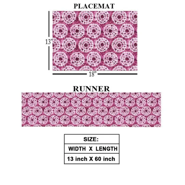 Pink_Dining_Table_Mats_Set_Of_4_With_1_Runner_Washable_Table_Runner_And_Mats_Elegant_Table_Mats_For_Dining_Table_Decorative_Center_Runner_And_Mats_For_4_Seater_Table_Decor_13X60_Inch