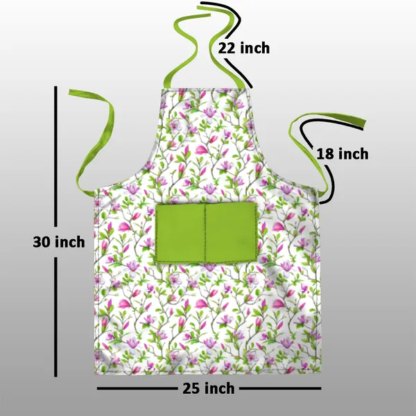 Green_Polyester_Kitchen_Apron_With_Center_Pocket_|_Essential_Kitchen_Accessories_For_Women_And_Men