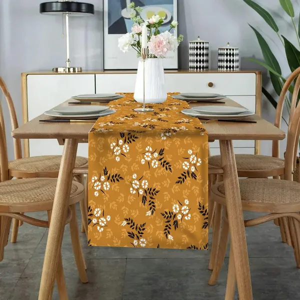 Yellow_Dining_Table_Runner_Washable_Table_Runner_For_6_Seater_Traditional_And_Festive_Long_Dining_Table_Runner_Antiskid_Home_And_Kitchen_Center_Decor