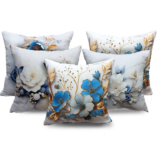 Floral_White_Set_Of_5_3D_Decorative_Cushion_Cover_Decorative_Square_Covers_|_For_Sofa_Couch_Pillow_And_Living_Room_Ethnic_Soft_And_Durable_|_For_Home_Festival_And_Bedroom_Decor_|_16_X_16_Inch