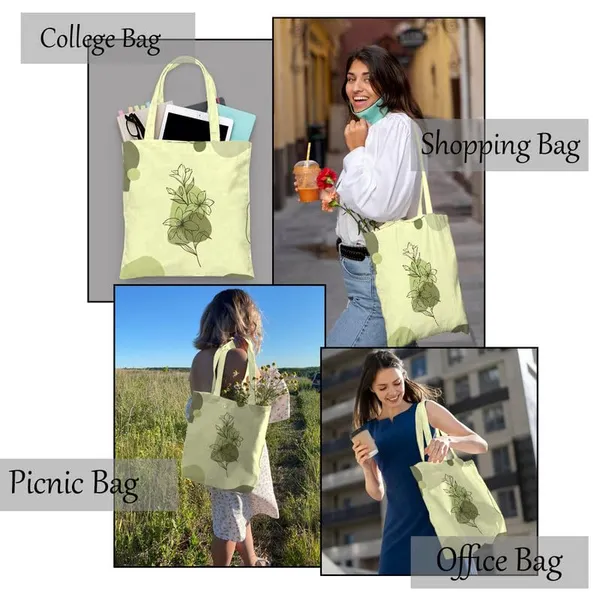 Green_Tote_Bag_Large_Canvas_Reusable_Travel_Bags_Stylish_Cloth_Shoulder_Tote_For_Office_College_Gym_Shopping_Big_Size_Professional_Fabric_Totes_Set_Of_2