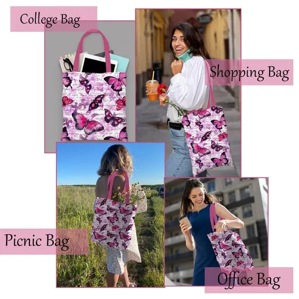 Pink_Tote_Bag_Large_Canvas_Reusable_Travel_Bags_Stylish_Cloth_Shoulder_Tote_For_Office_College_Gym_Shopping_Big_Size_Professional_Fabric_Totes_Set_Of_2