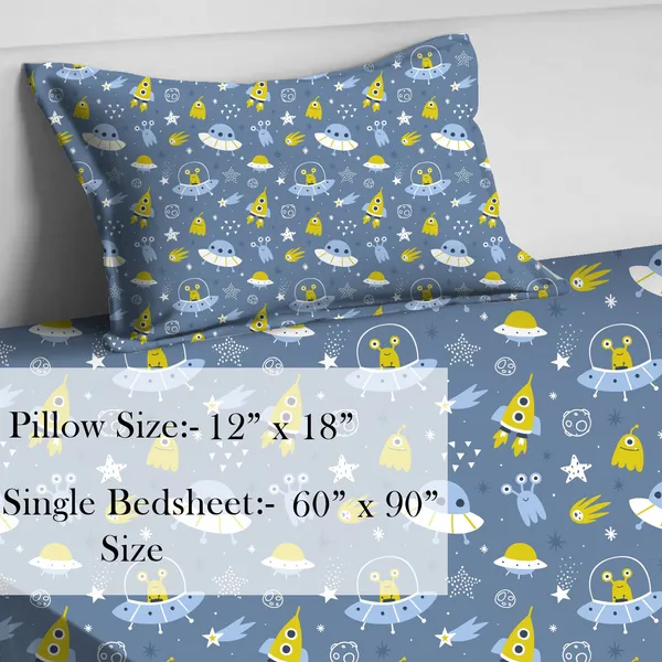 Grey_Kids_Bedsheet_With_1_Pillow_Cover_For_Single_Bed_Cute_And_Fun_Print_Sheets_For_Boys_And_Girls,_Ideal_For_Children?_Room,_Perfect_For_Kids_Room_Size_5'_X_7.5_(Spaceship)