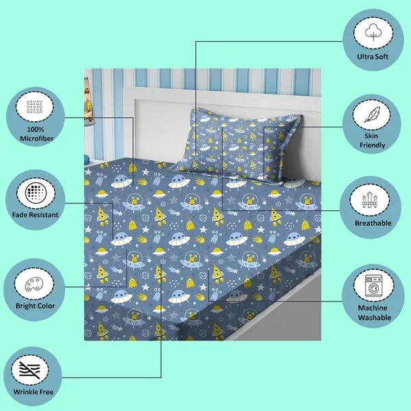 Grey_Kids_Bedsheet_With_1_Pillow_Cover_For_Single_Bed_Cute_And_Fun_Print_Sheets_For_Boys_And_Girls,_Ideal_For_Children?_Room,_Perfect_For_Kids_Room_Size_5'_X_7.5_(Spaceship)