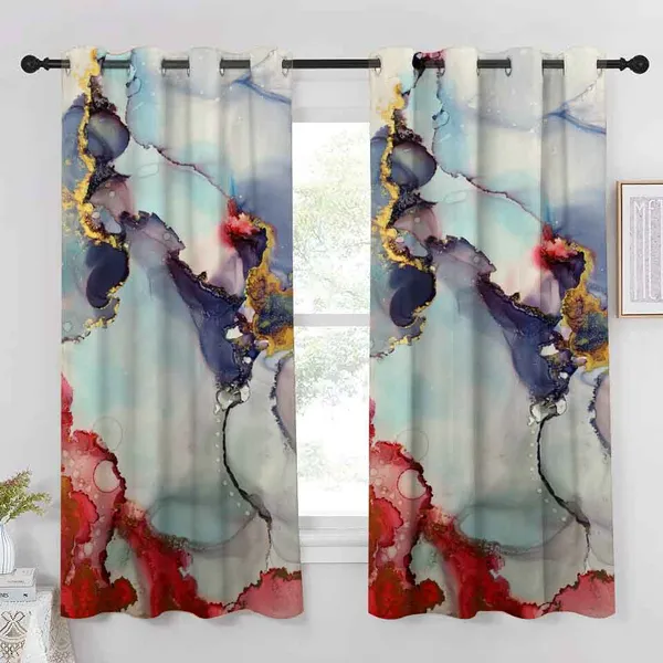 Multicolor_Marble_Print_Window_And_Door_Curtain_With_Tieback_And_Eyelets_For_Living_Room_And_Bedroom_Elegant_Door_And_Window_Curtain_Parda_For_Home_Decor_Set_Of_2