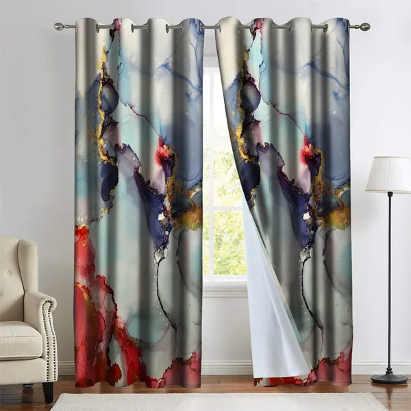 Multicolor_Marble_Print_Window_And_Door_Curtain_With_Tieback_And_Eyelets_For_Living_Room_And_Bedroom_Elegant_Door_And_Window_Curtain_Parda_For_Home_Decor_Set_Of_2