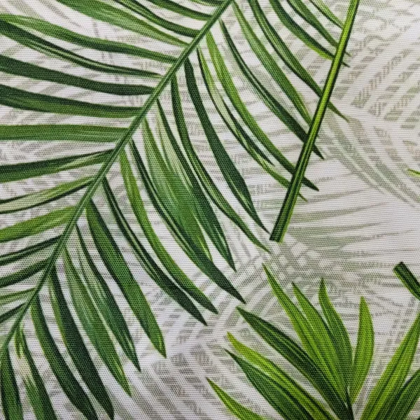 Green_Poly_Canvas_Palm_Leaf_Digital_Print_Beach_Bag_With_Inner_Zip_Pocket,Multi_Purpose_Use,_Re-Usable_,Stylish_And_Spacious_||20"X12"X6"+_Handle-20"