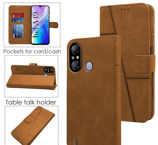 Brown_Xiaomi_Redmi_High-Grade_Liquid_Silicone_Premium_Flip_Cover