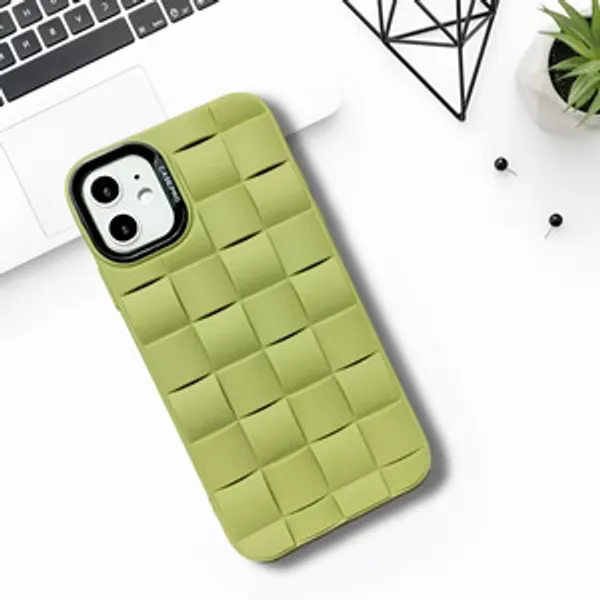 Green_Silicone_Anti_Shock_Puffer_iPhone_(12-15)_Case_|_Ideal_For_iPhone_(12-15)_12_to_15_All_Variants