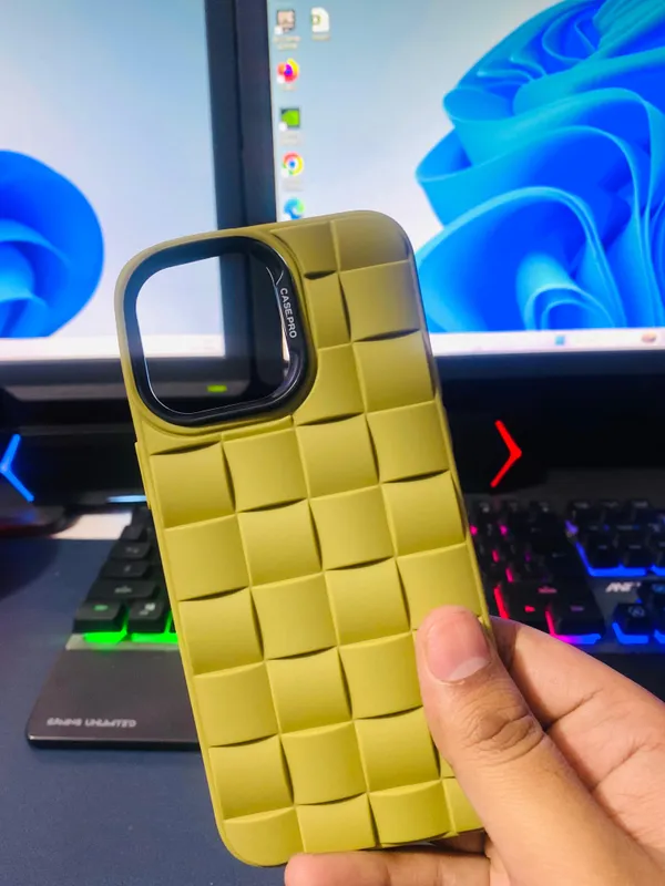 Green_Silicone_Anti_Shock_Puffer_iPhone_(12-15)_Case_|_Ideal_For_iPhone_(12-15)_12_to_15_All_Variants