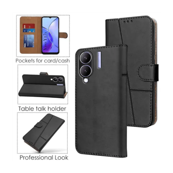 Black_Xiaomi_Redmi_High-Grade_Liquid_Silicone_Premium_Flip_Cover