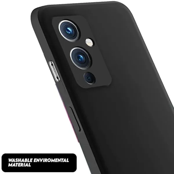 Black_Oneplus_High-Grade_Liquid_Silicone_Premium_Flip_Cover