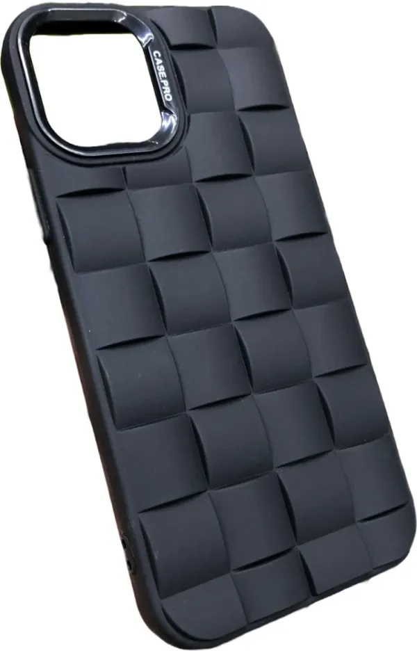 Black_Silicone_Anti_Shock_Puffer_iPhone_(12-15)_Cases_|_Ideal_For_iPhone_(12-15)_12_to_15_All_Variants