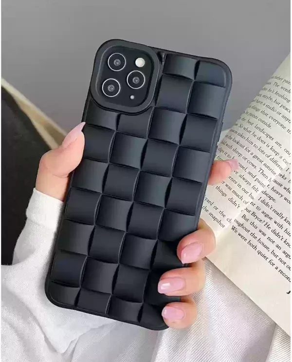 Black_Silicone_Anti_Shock_Puffer_iPhone_(12-15)_Cases_|_Ideal_For_iPhone_(12-15)_12_to_15_All_Variants