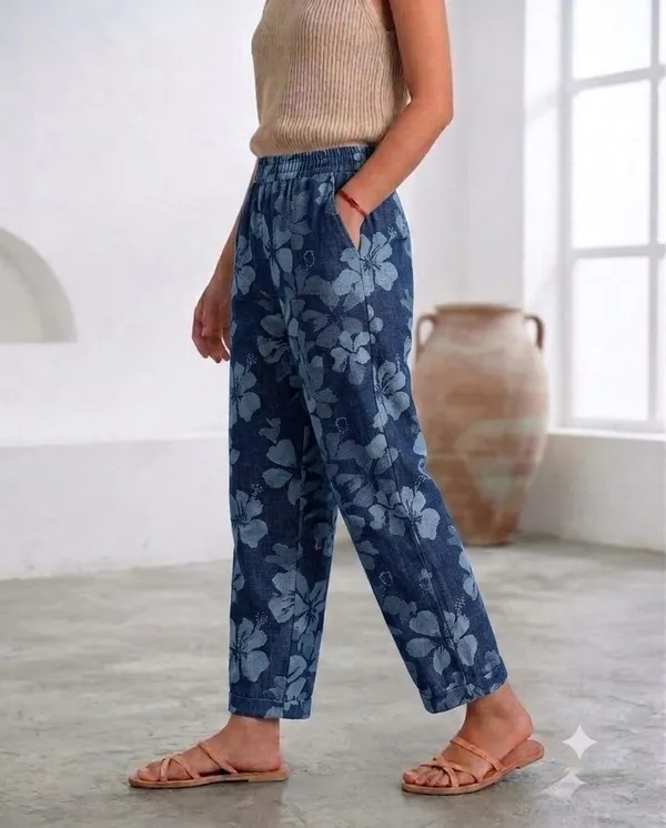 Denim_Petals_Linen_Pants