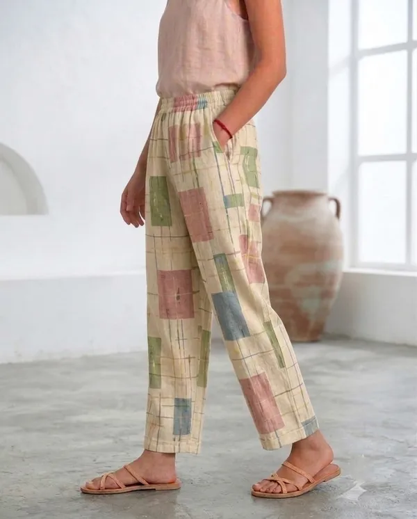 Pastel_Grid_Pants