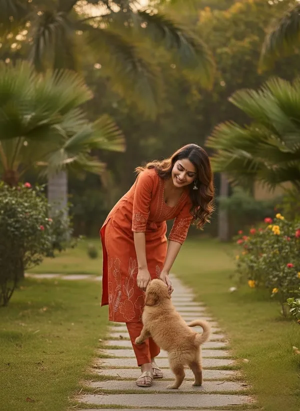 Ethnic_Orange_Embroidered_Kurta_Trouser_Set_with_Dupatta