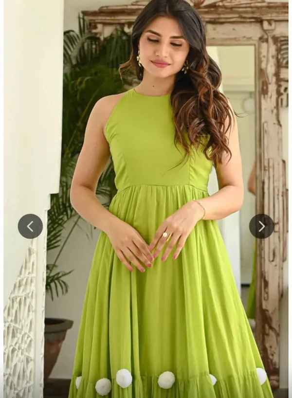 Lime_Green_Sleeveless_Tiered_Maxi_Dress_with_Pom-Pom_Detailing_&_Pockets
